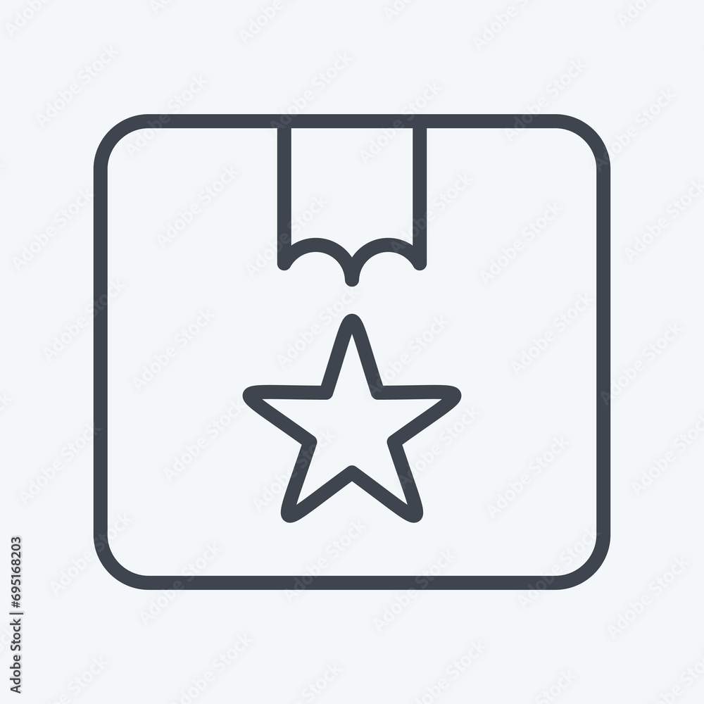 Icon Best Buy. related to Contactless symbol. Line Style. simple design editable. simple illustration Icon Best Buy. related to Contactless symbol. Line Style. simple design editable. simple illustration