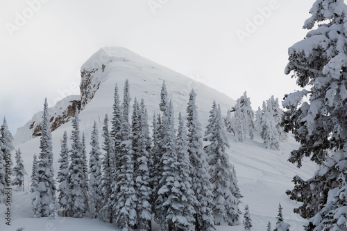 Mary's Mountain at Grand Targhee Ski Resort. Located in the Teton Mountain Range, in the Rocky Mountains. 