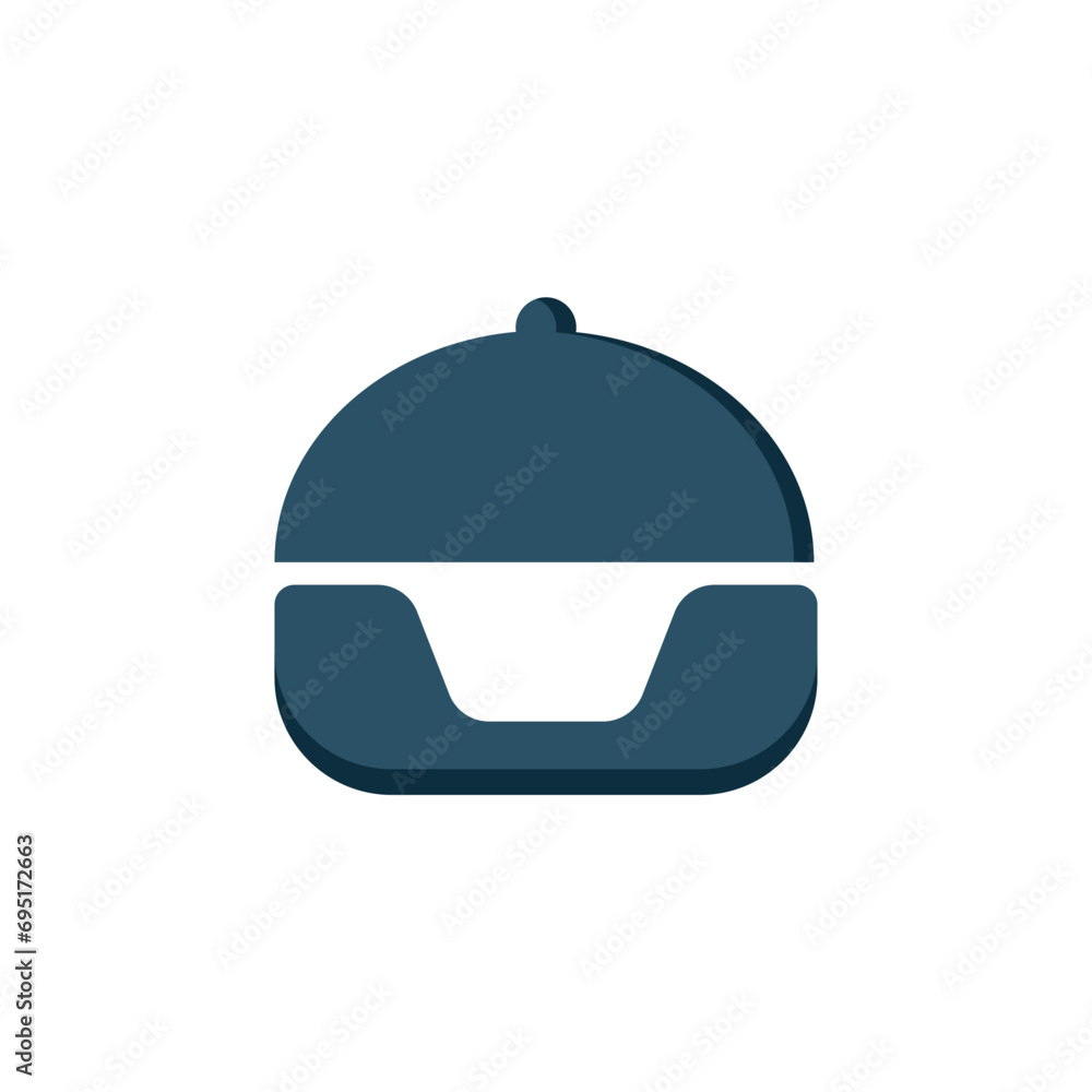 calling food logo design vector illustration. calling food logo design vector illustration.