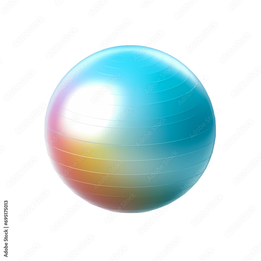 Fitness ball isolated on transparent background Fitness ball isolated on transparent background