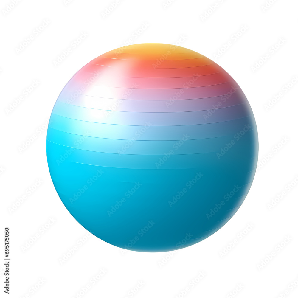 Fitness ball isolated on transparent background Fitness ball isolated on transparent background