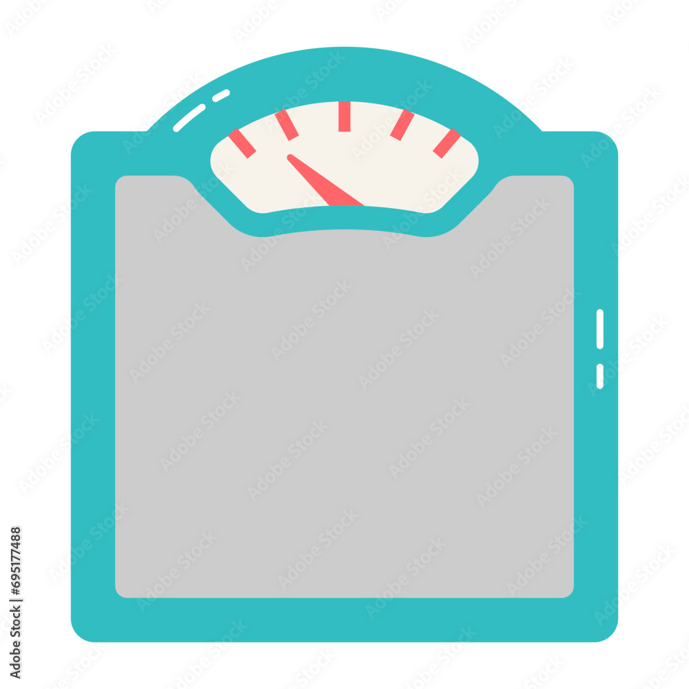 Illustration of Vector Weight Scale Design Illustration of Vector Weight Scale Design
