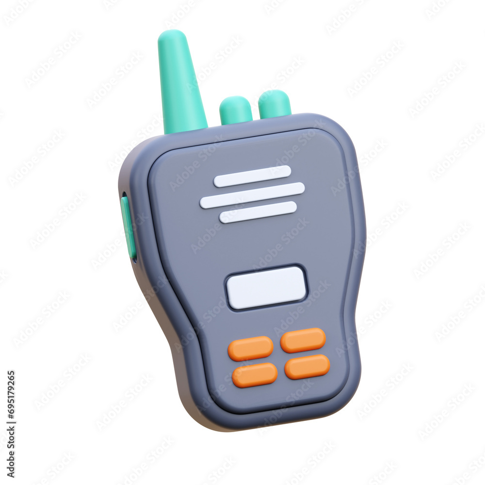 Walkie Talkie 3D Icon