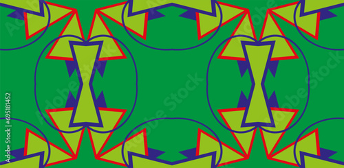 Pattern with abstract geometric style. Abstract geometric pattern. A seamless background.