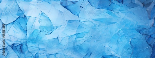 Abstract Ice Background.Blue Background