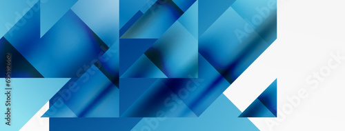 Captivating vector abstraction. Triangles interlock in mesmerizing dance, crafting dynamic geometric backdrop. Fusion of shapes and angles creates artful symphony of modern design