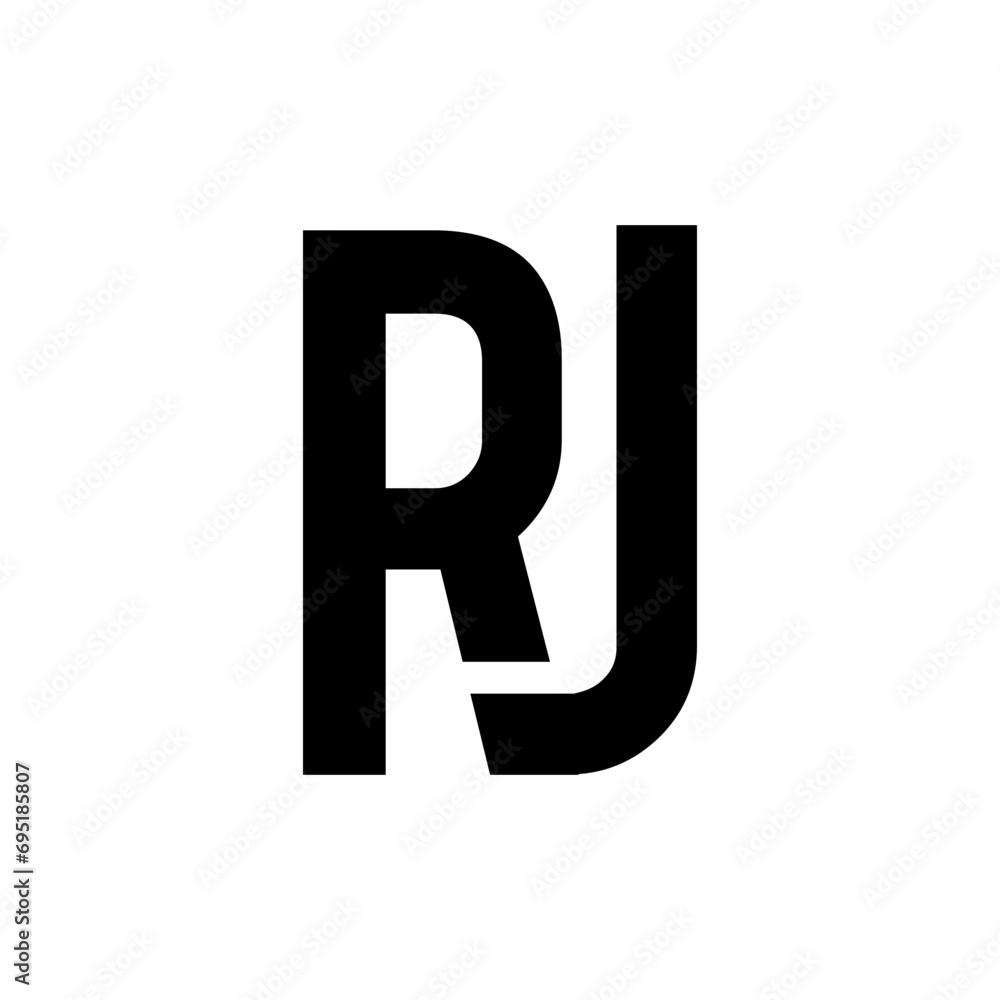 r j logo monogram design illustration r j logo monogram design illustration