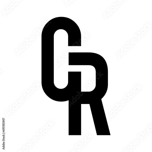 cr logo monogram design illustration photo