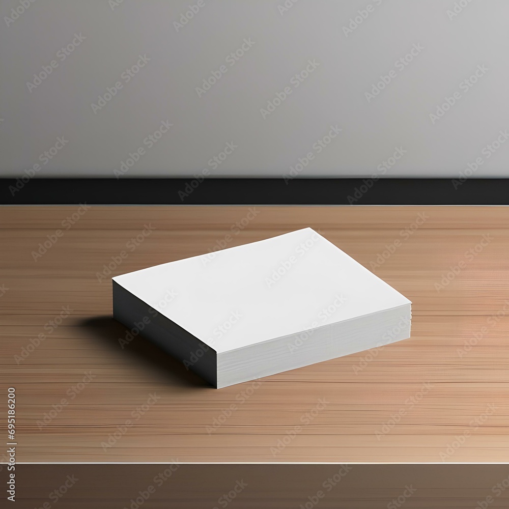 A blank business card on a desk1 A blank business card on a desk1