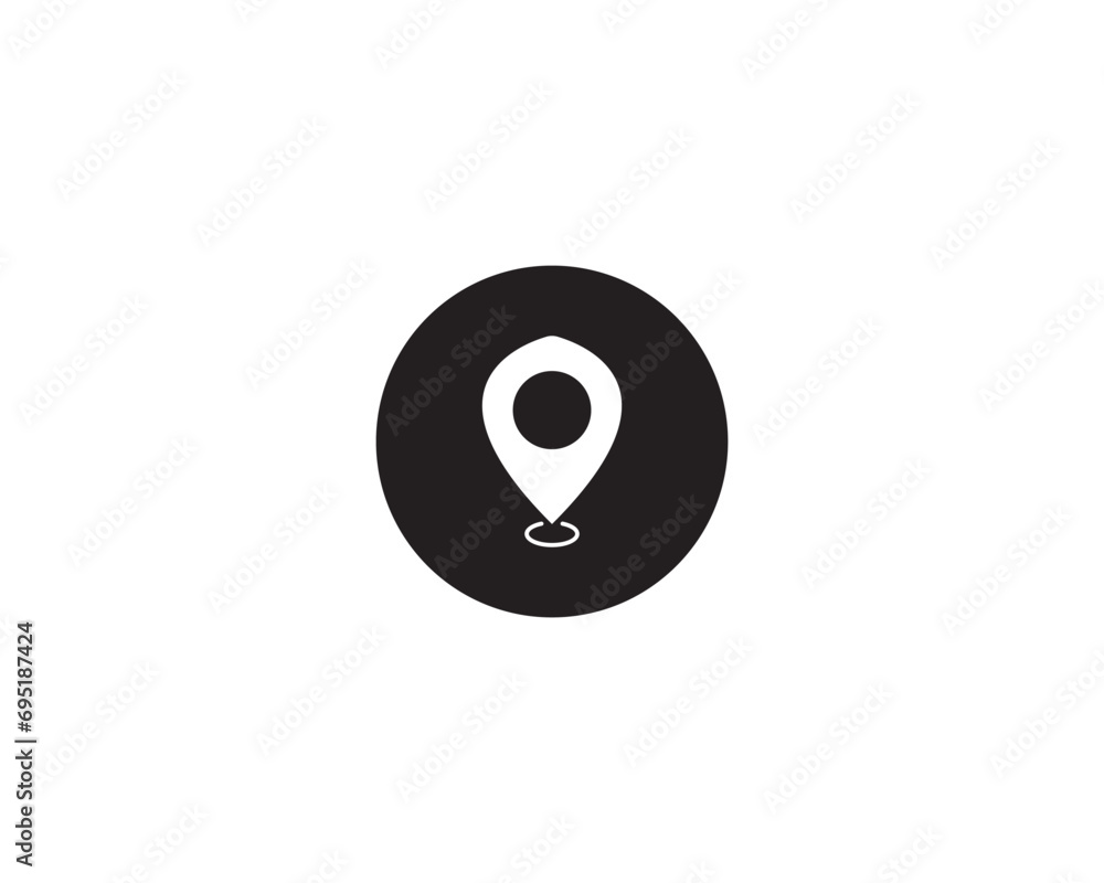 Placeholder map pin icon vector symbol design illustration Placeholder map pin icon vector symbol design illustration
