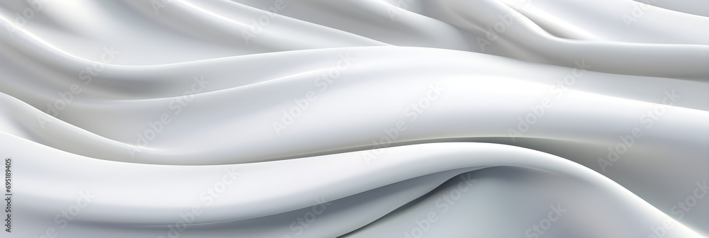 White cloth background abstract with soft waves White cloth background abstract with soft waves