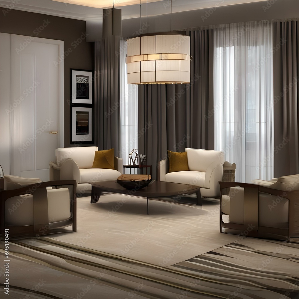 Fototapeta premium A blank brochure in a hotel lobby1