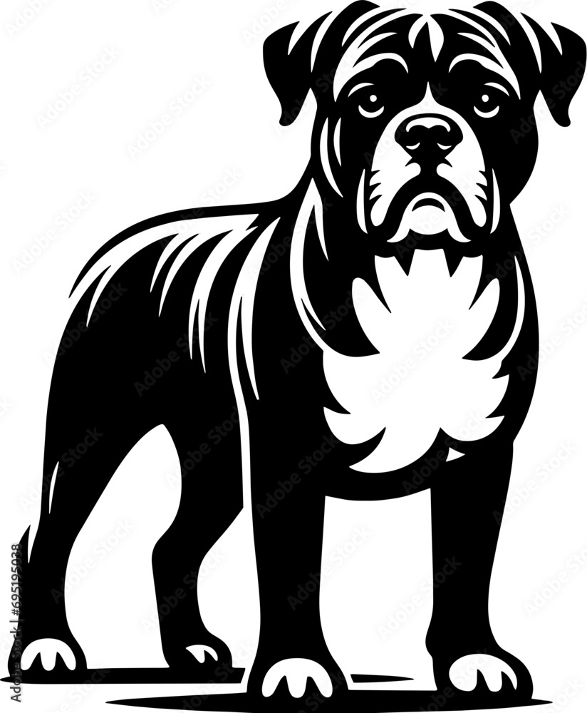 Fototapeta premium Perro De Presa Canario dog icon