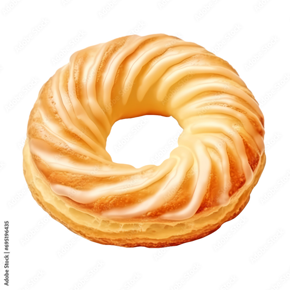 Butter ring cookies isolated on transparent background Butter ring cookies isolated on transparent background
