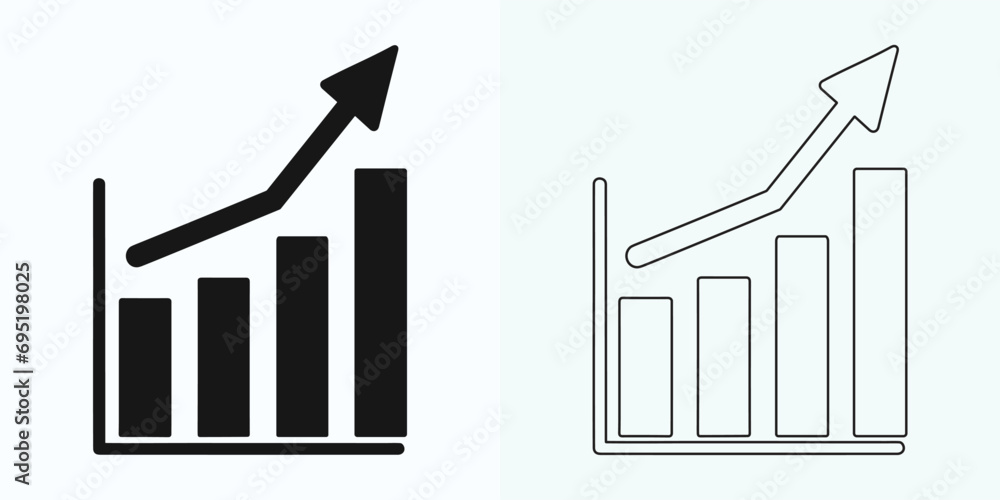 Growing Graph Icon, Bar Chart Icon, Infographic, Growths Chart Collection For Business Improvement Analytics, Diagram Symbol, Financial Profit Chart Bar Vector Illustration Growing Graph Icon, Bar Chart Icon, Infographic, Growths Chart Collection For Business Improvement Analytics, Diagram Symbol, Financial Profit Chart Bar Vector Illustration