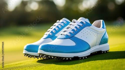 beautiful sports golf shoes