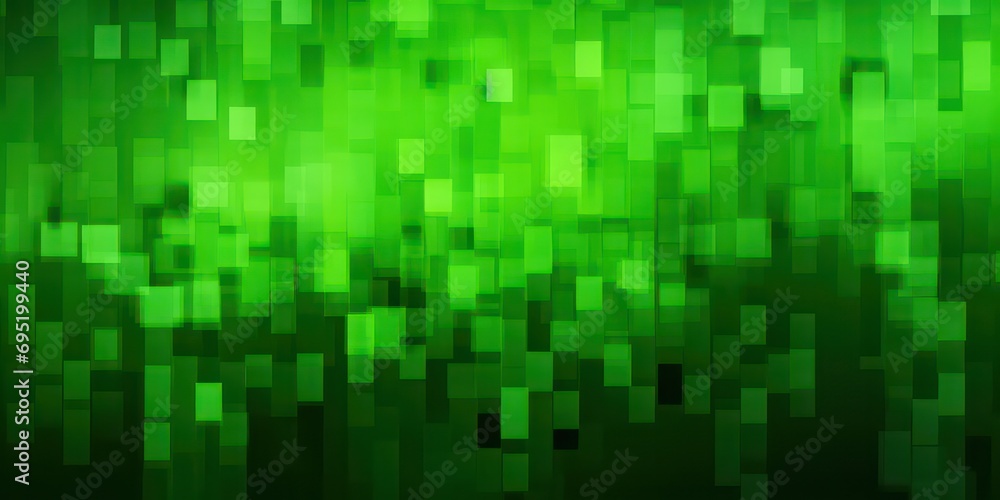 Pixel texture bright green background.