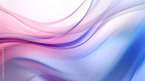 Serene fluid pastel colors waves.
