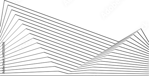 simple abstract art lines background perspective