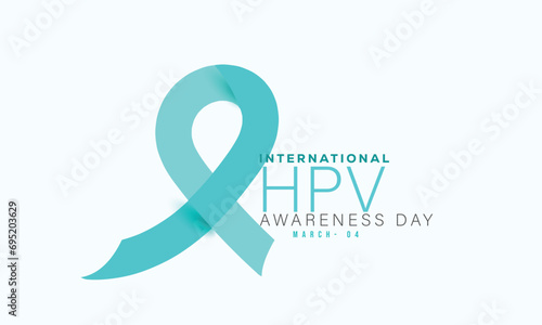 HPV Awareness Day. background, banner, card, poster, template. Vector illustration. photo