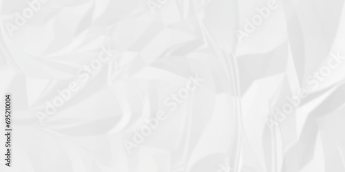 Abstract White wave paper crumpled texture. white fabric textured crumpled white paper background. panorama white paper texture background, crumpled pattern texture background.