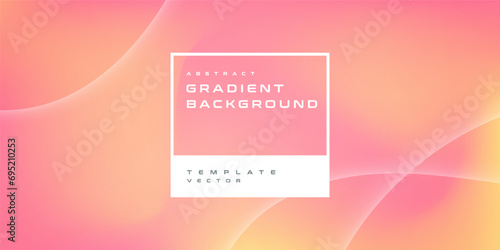 Abstract peach fuzz color mesh gradient background, futuristic wallpapers branding, business card, geometric line dot tech, digital cyber ai technology, colour year 2024, presentation template vector