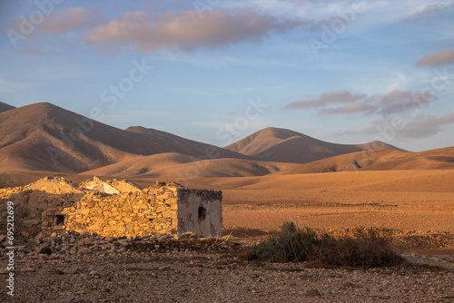 Geisterstadt La Florida auf der Kanareninsel Fuerteventura photo