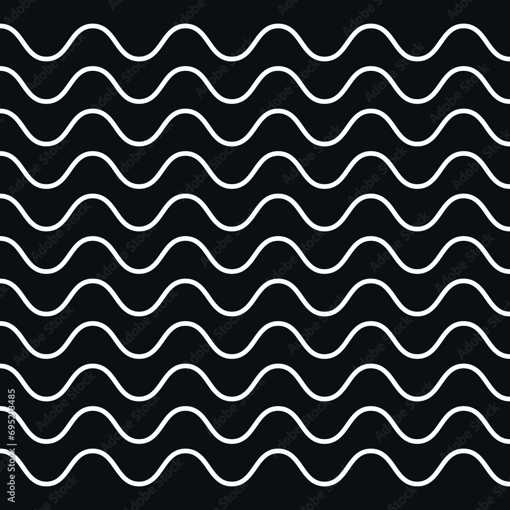 Simple wavy lines pattern background Simple wavy lines pattern background