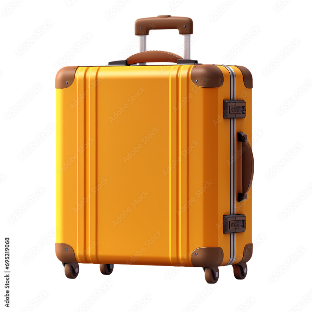 Suitcase isolated on transparent background Suitcase isolated on transparent background
