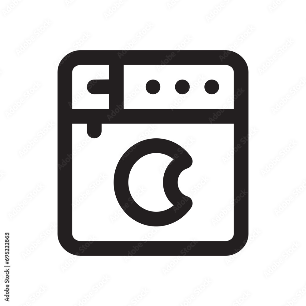 laundry line icon laundry line icon