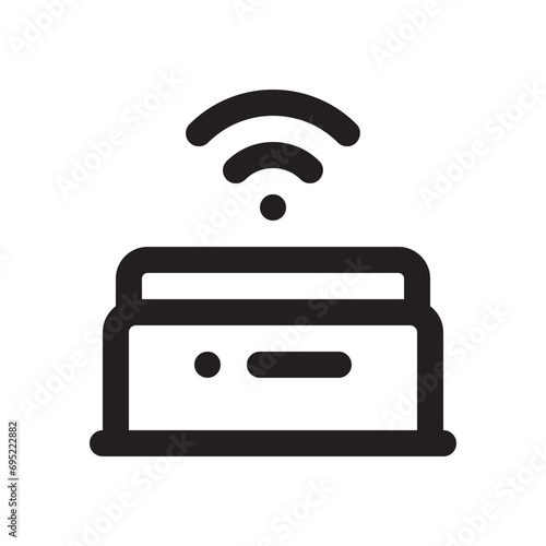 motion sensor line icon
