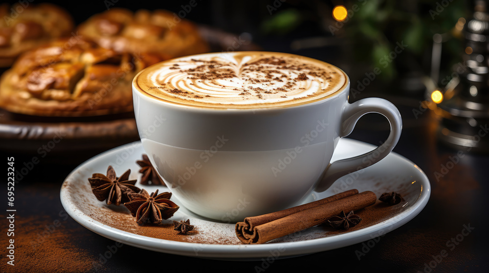 Cappucino with foam Cappucino with foam