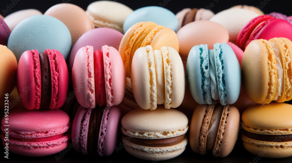 Colorfull macaroons cookie Colorfull macaroons cookie