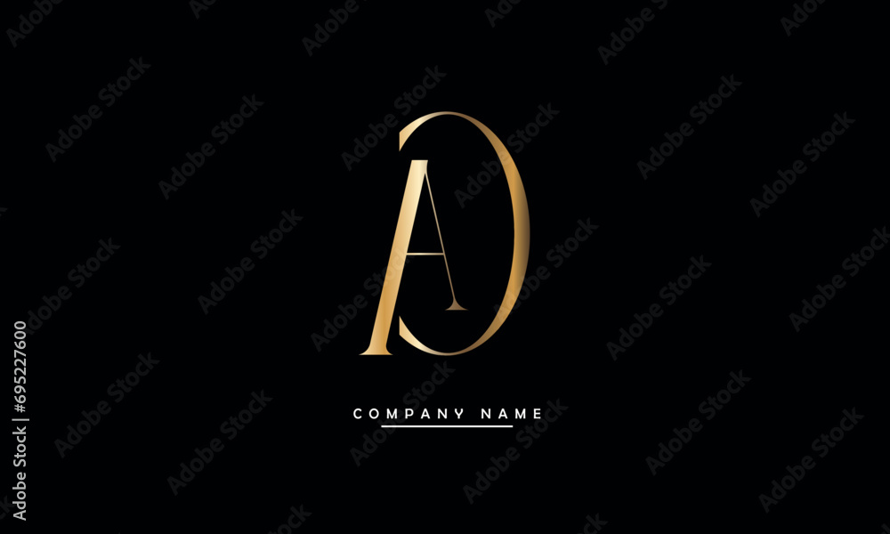 AC, CA, A, C Abstract Letters Logo Monogram AC, CA, A, C Abstract Letters Logo Monogram