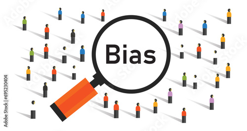 Canvas Print Statistical bias statistics data collection result analysis subjective judgement