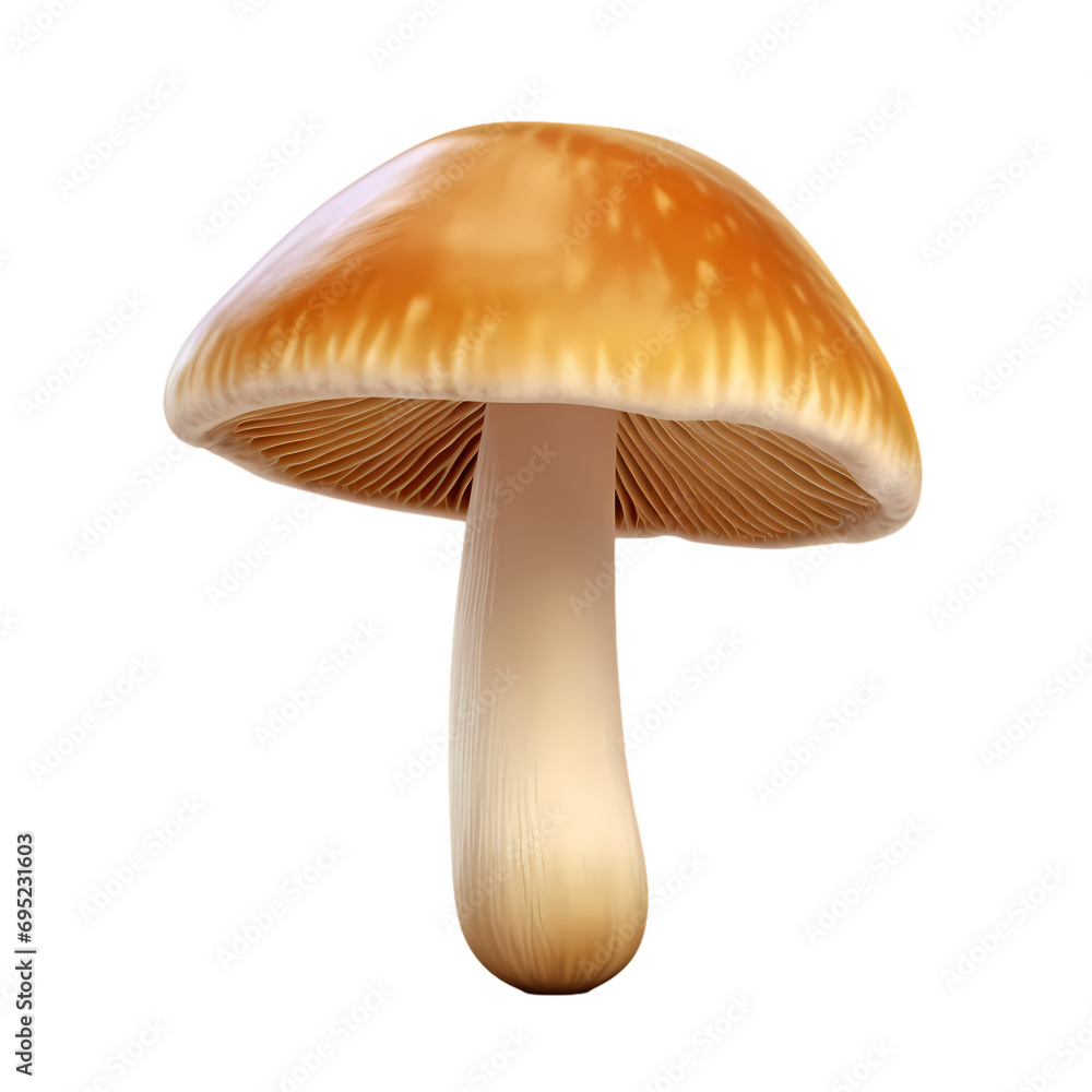 Mushroom isolated on transparent background Mushroom isolated on transparent background