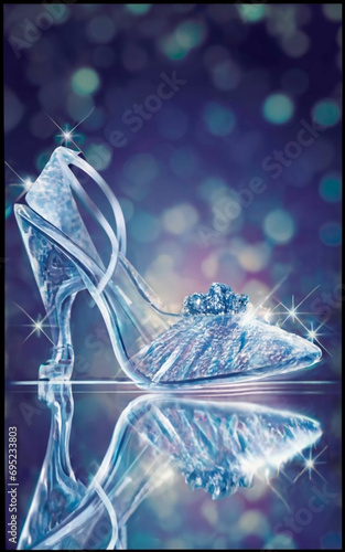 Cinderella crystal slipper