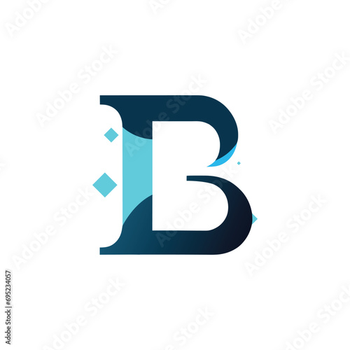 Creative B Letter Logo Template.