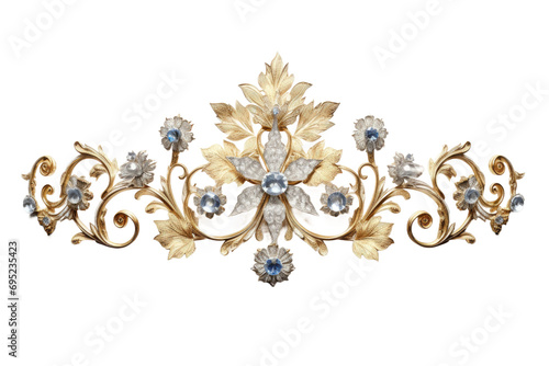 Regal Adornments Exploring the World of Royal Embellishment Isolated On Transparent Background