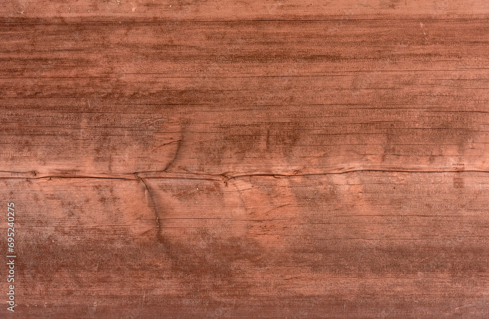 Wood grain of red wooden wall for wood background and texture.