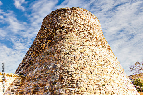Tower of the medieval Castle of Cardona, Barcelona, Spain