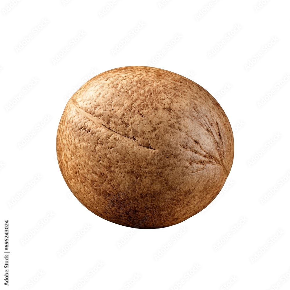 Nutmeg isolated on transparent background Nutmeg isolated on transparent background