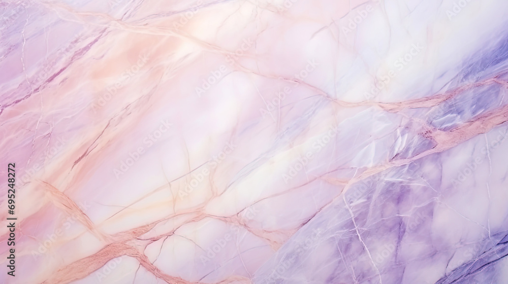 Fototapeta premium The harmonious texture of marble in pastel shades with a soft pattern