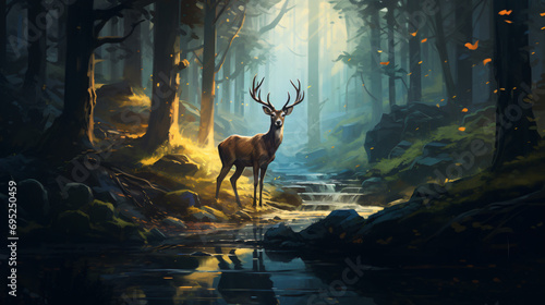 Deer in the forest © Anas
