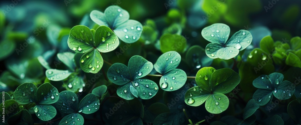 Green Clover Leaves On Background Summer, HD, Background Wallpaper, Desktop Wallpaper