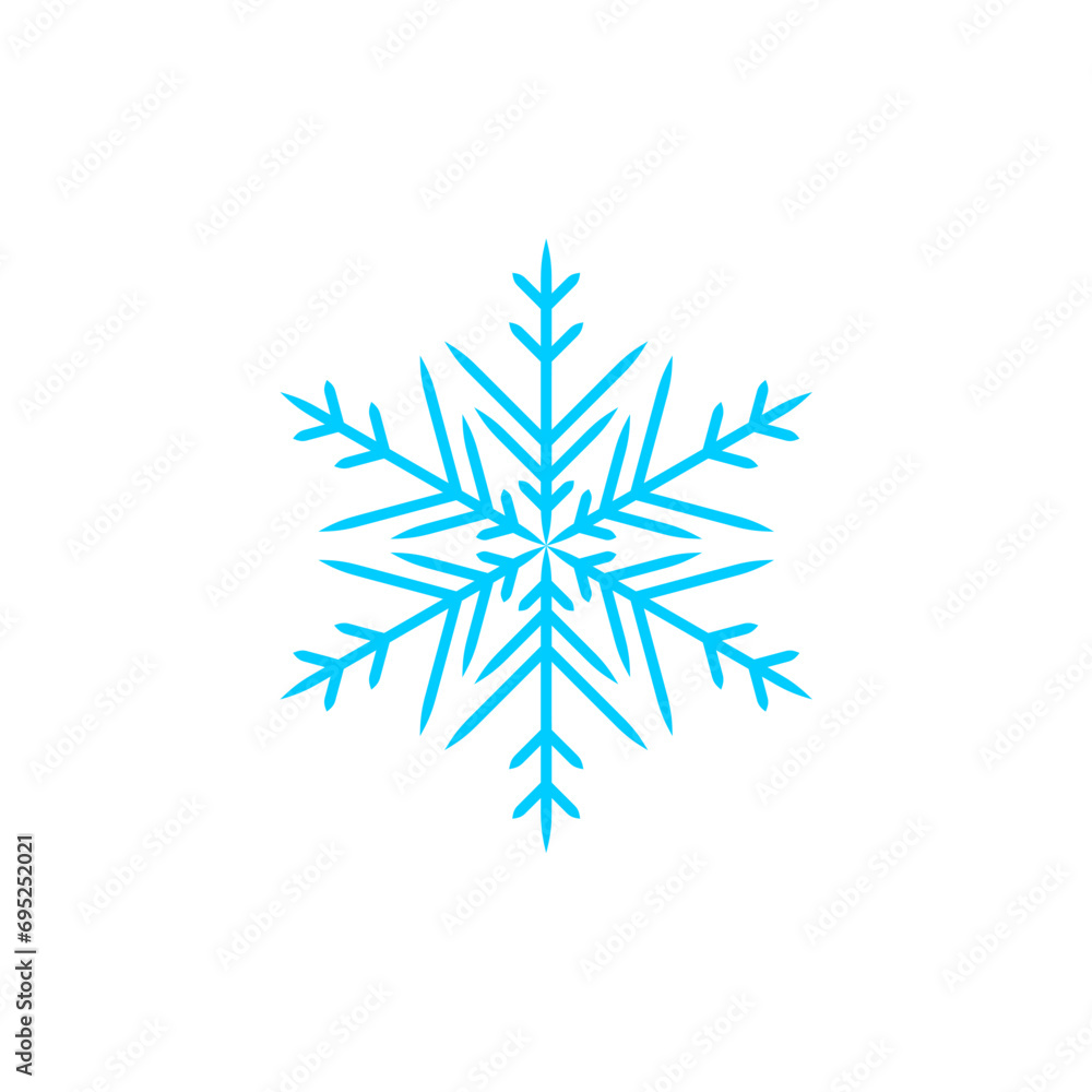 snow set with snowflake element vector snow set with snowflake element vector