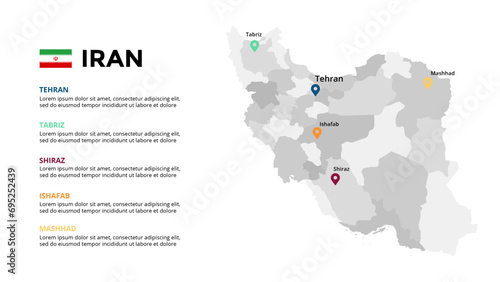  Infographic maps for Asian countries elements design for presentation  can be used for presentation  workflow layout  diagram  annual report  web design.