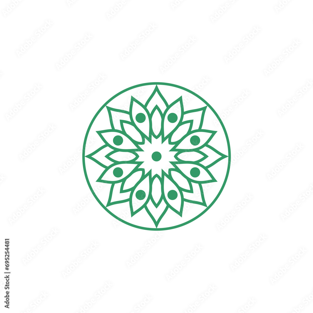 set of vector mandala elements ethnic set of vector mandala elements ethnic