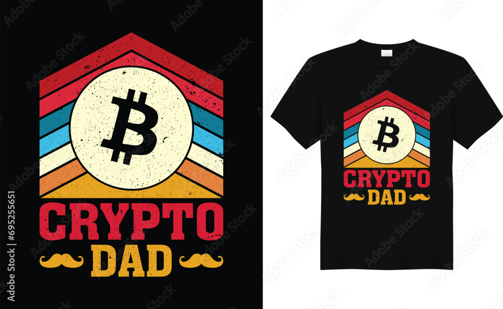 retro bitcoin crypto t-shirt design template,Funny Crypto Dad,Bitcoin shirt, crypto millionaire shirt hodl cryptocurrency tshirt, crypto shirt ethereum shirt, doge coin gift, dogecoin chainlink retro bitcoin crypto t-shirt design template,Funny Crypto Dad,Bitcoin shirt, crypto millionaire shirt hodl cryptocurrency tshirt, crypto shirt ethereum shirt, doge coin gift, dogecoin chainlink