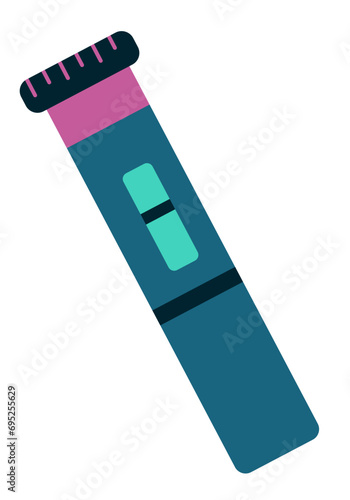 Emergency Glucagon Injection. Diabetes disease cartoon style illustration for infographic and education